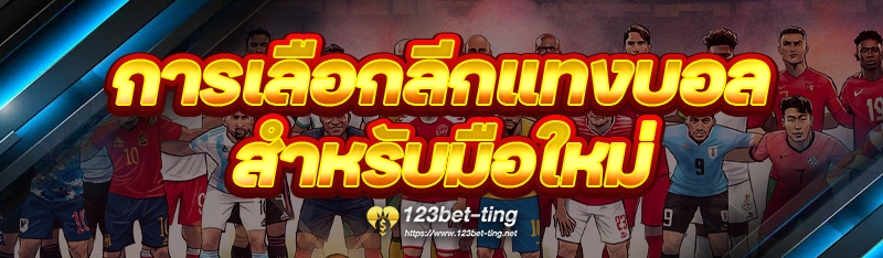 การเลือกลีก แทงบอล สำหรับมือใหม่
